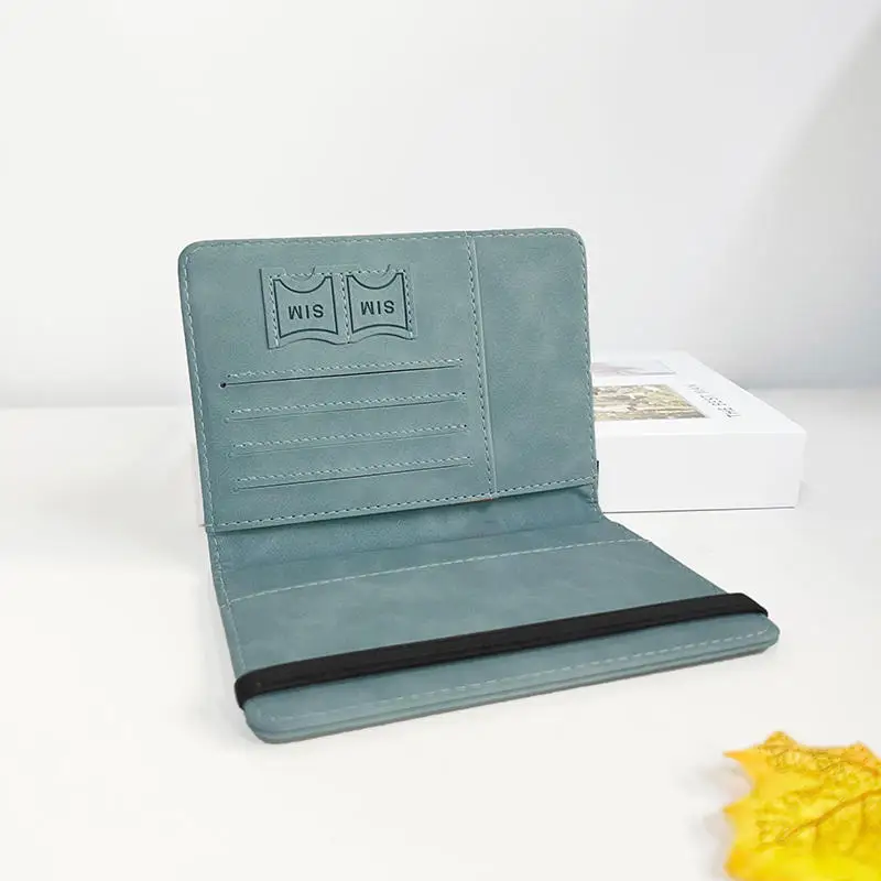 

Designer Personalised Passport Covers Travel Document Holders For Travel Business Elastic Band Customised Passport Holder