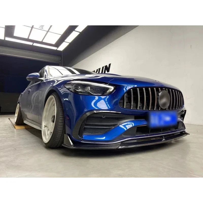 

Sturdy M Style Carbon Fiber Front Bumper Lip For W206 Bodykit Front Sp Lip
