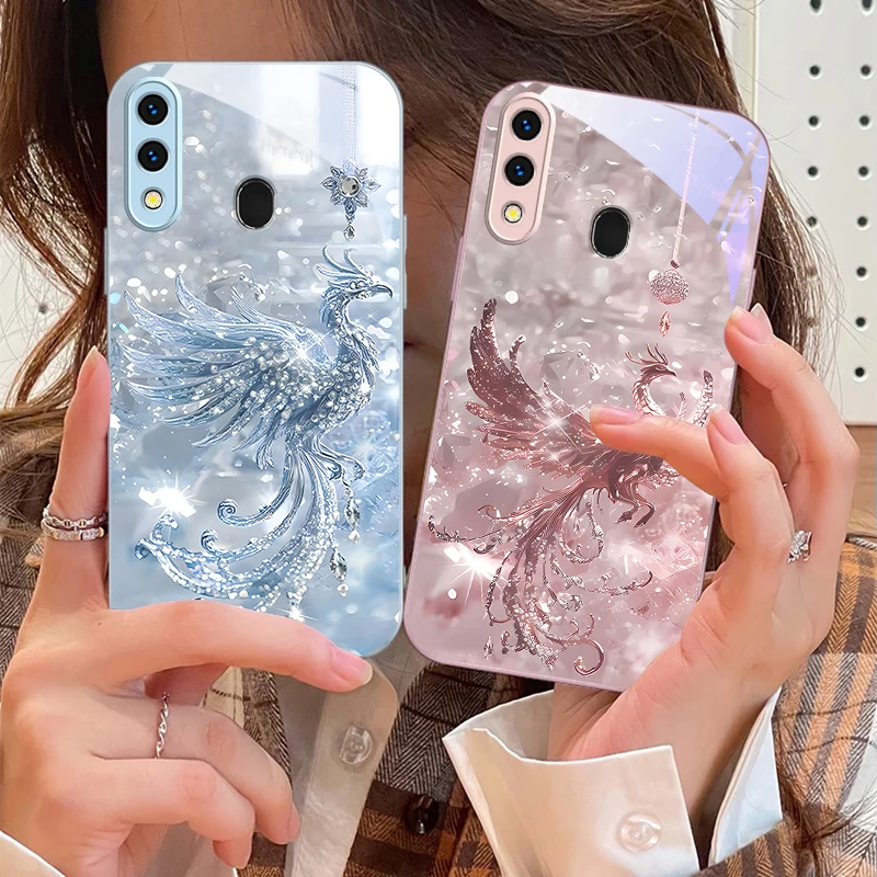 

Golden Phoenix stance For Samsung A73 72 71 A70 56 55 54 A53 52 51 50 42 A35 A34 33 32 31 26 25 24 23 22 30 glass phone case