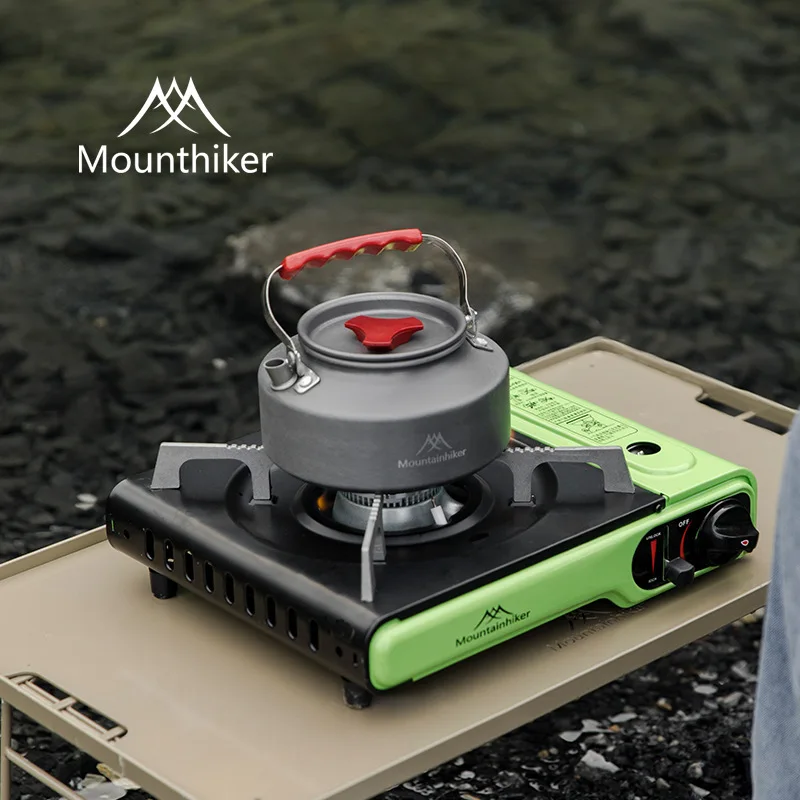 

Mountainhiker Camping Stove Foldable Camping Cassette Stove Portable Windproof Aluminum Magnetic Suction for Hiking Travelling