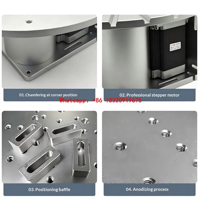 Cyclmotion Rotary platform for multi-station marking and welding machines (8-station rotary table/indexing platform)