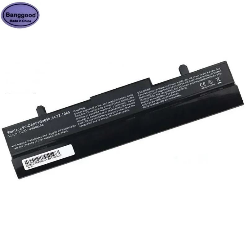 

4400mAh AL31-1005 AL32-1005 ML32-1005 PL32-1005 Laptop Battery for Asus Eee PC 1001 1001HA 1001P 1001PX 1005PX 1005H 1005HA