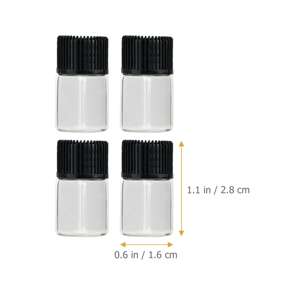 50 قطعة زجاجات الزيوت العطرية الزجاج السفر مانعة للتسرب إعادة الملء زجاجة فرعية فارغة لوشن واقية من الشمس الشامبو مكيف