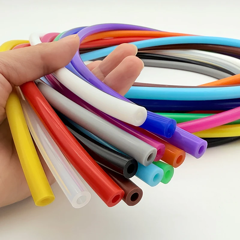 ID 2 3 4 5 6 7 8mm Food Grade Silicone Hose 2/5M Nontoxic Heat Resistant Flexible Leakproof Water Connector for Drink/Cooking