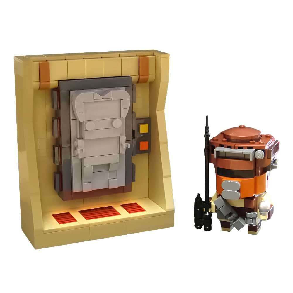 MOC Solo in Carbonite & Boushh Bricks Modell Jabba's Prize Bausteine Set Lernspielzeug für Kinder Geburtstagsgeschenk