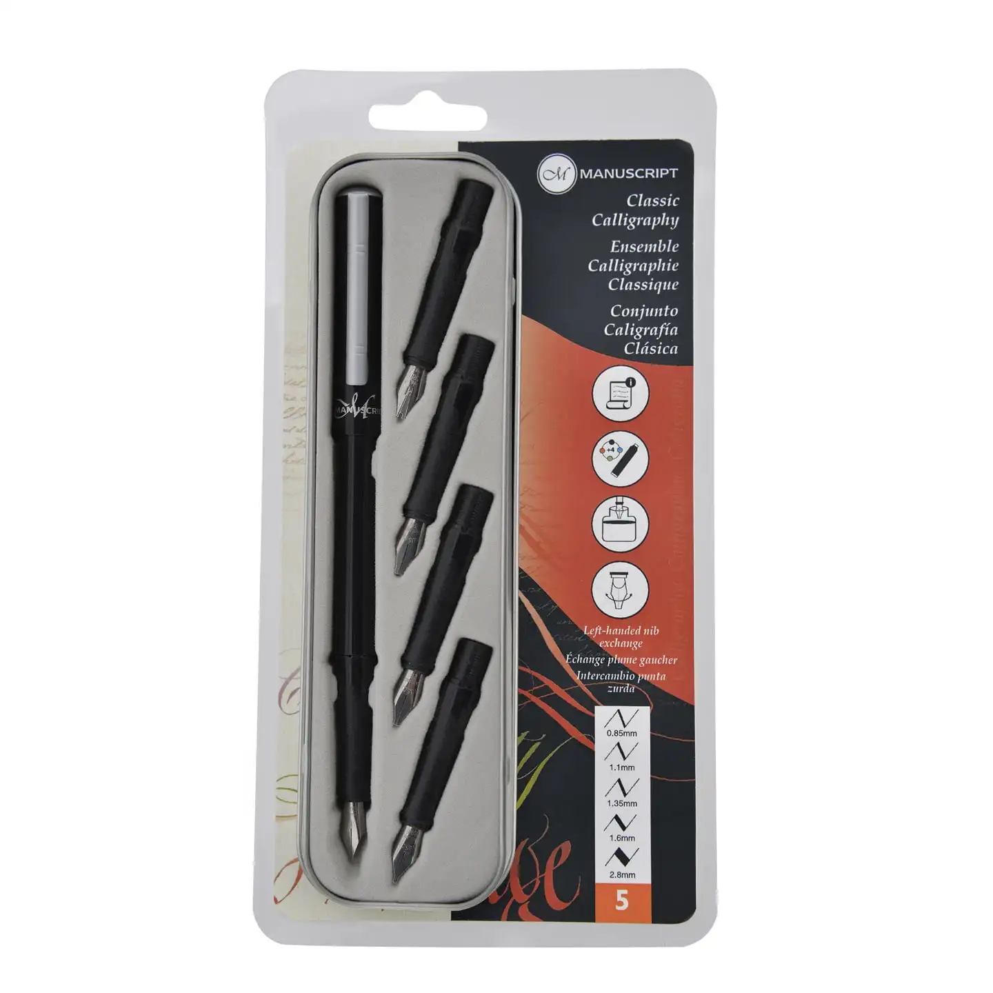 

Manuscript Classic Calligraphy Pen Set: 5 pieces