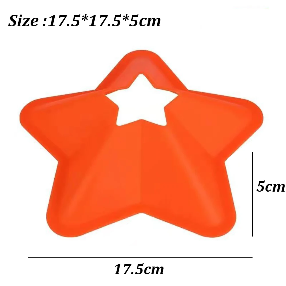 7/10PCS Soccer Cones With Mesh Bag Field Marker Stellate Cones Agility Training Football Basketball Sport Training Equipment