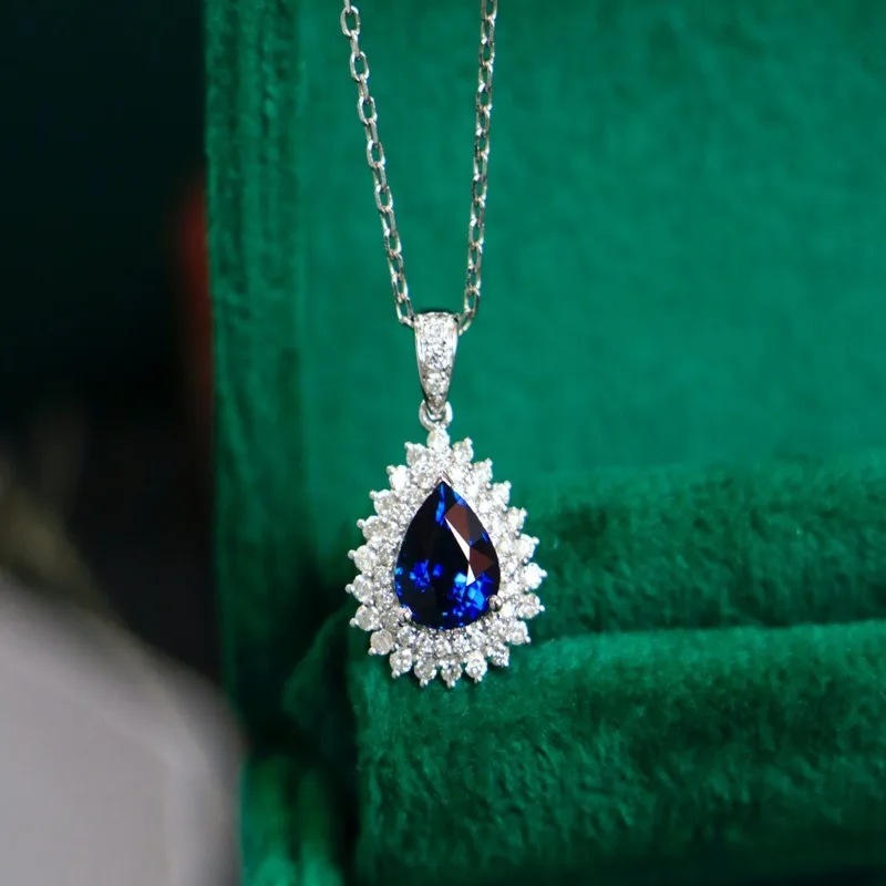 Women Sterling Silver Pendant Necklace, Elegant Solid Silver Neck Jewelry, Stylish Accessories for Daily Party Dating Occasions