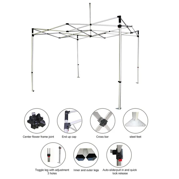 Trade Show Folding Aluminum Other Custom Print Pop up Canopy Gazebo Awning Shelter Marquee Outdoor Waterproof Exhibition Tents