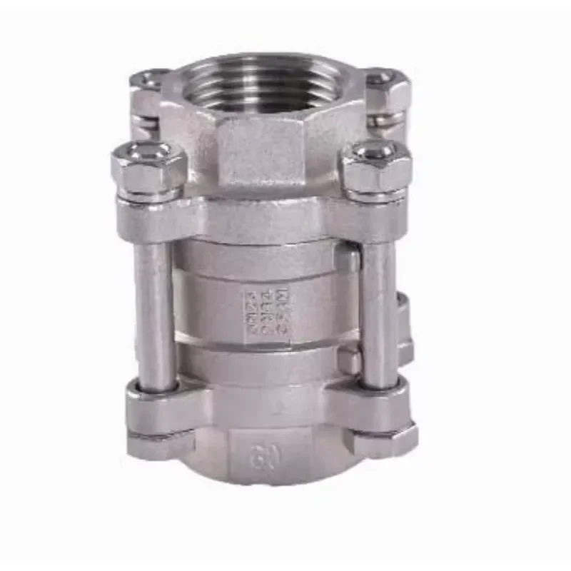 3-PC VERTICAL SPRING CHECK VALVE