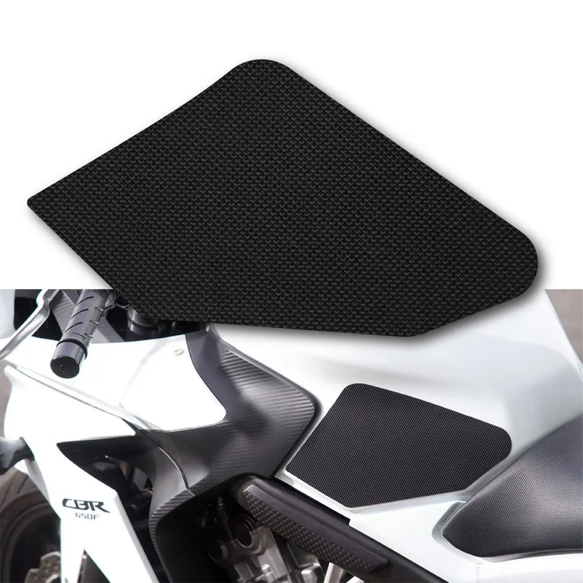 

For HONDA CBR650RR CBR650F 2015-2018 Tank Traction Grips Pads Silicone Rubber