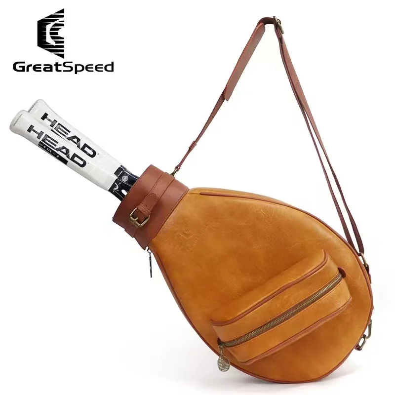 Customize Bag Racket Triangle Bag Waterproof Sports Tennis Backpack With Mono-strap Tennis Paddle Bag