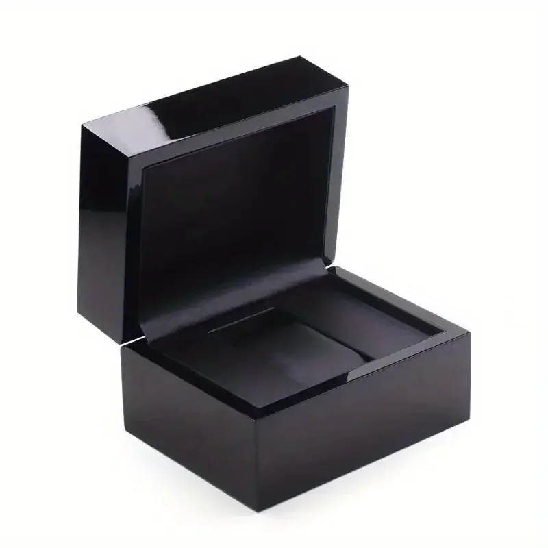 Premium Massivholz Lackierte Uhrenbox Schmuckaufbewahrung Hochwertige Vitrine für Uhren und Schmuck Premium Geschenkverpackung – Detail 4
