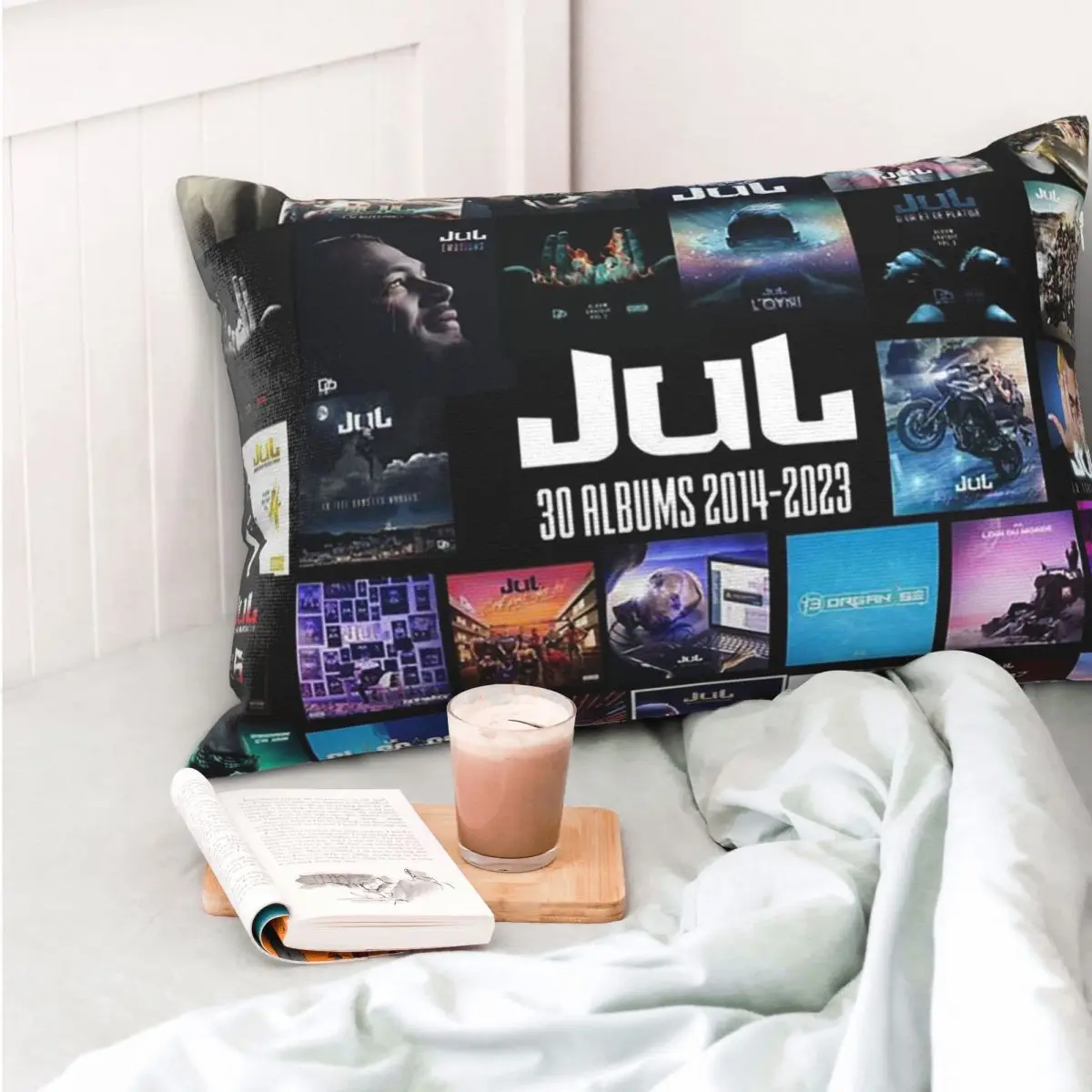 

Jul французский рэпер, прямоугольная наволочка, чехол для подушки, декор для спальни, кровати, домашний комфорт, декоративная подушка