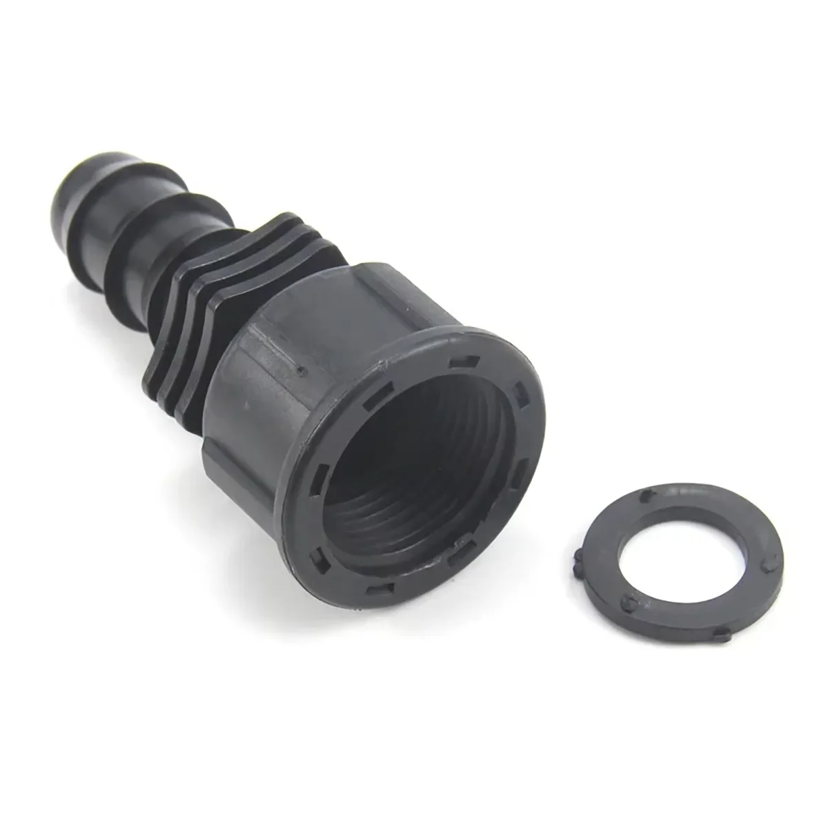 

1-25pcs 1/2" 3/4" 1" Thread To Barb 13mm16mm PE Hose Connector Adapter Gagriculture Irrigation System Pipe Coupler