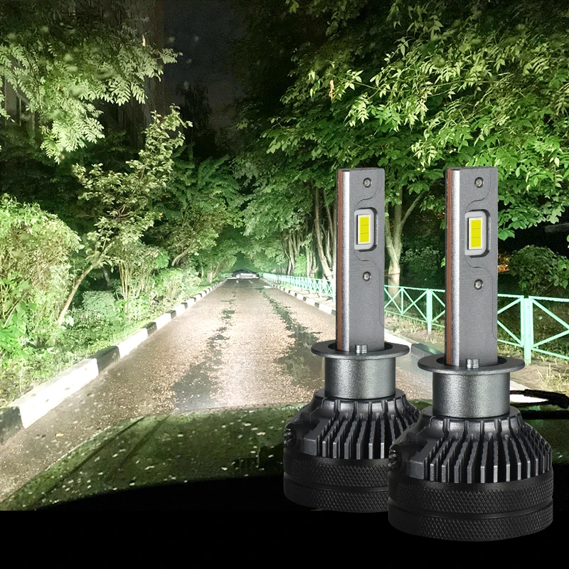 2PCS Long Life  LED Car Headlight Lights 110W Powerful Compatible with H1 H7 H4 H11 9005 9006 9012 HB3 HB4 HIR2 880 4300K 6000K