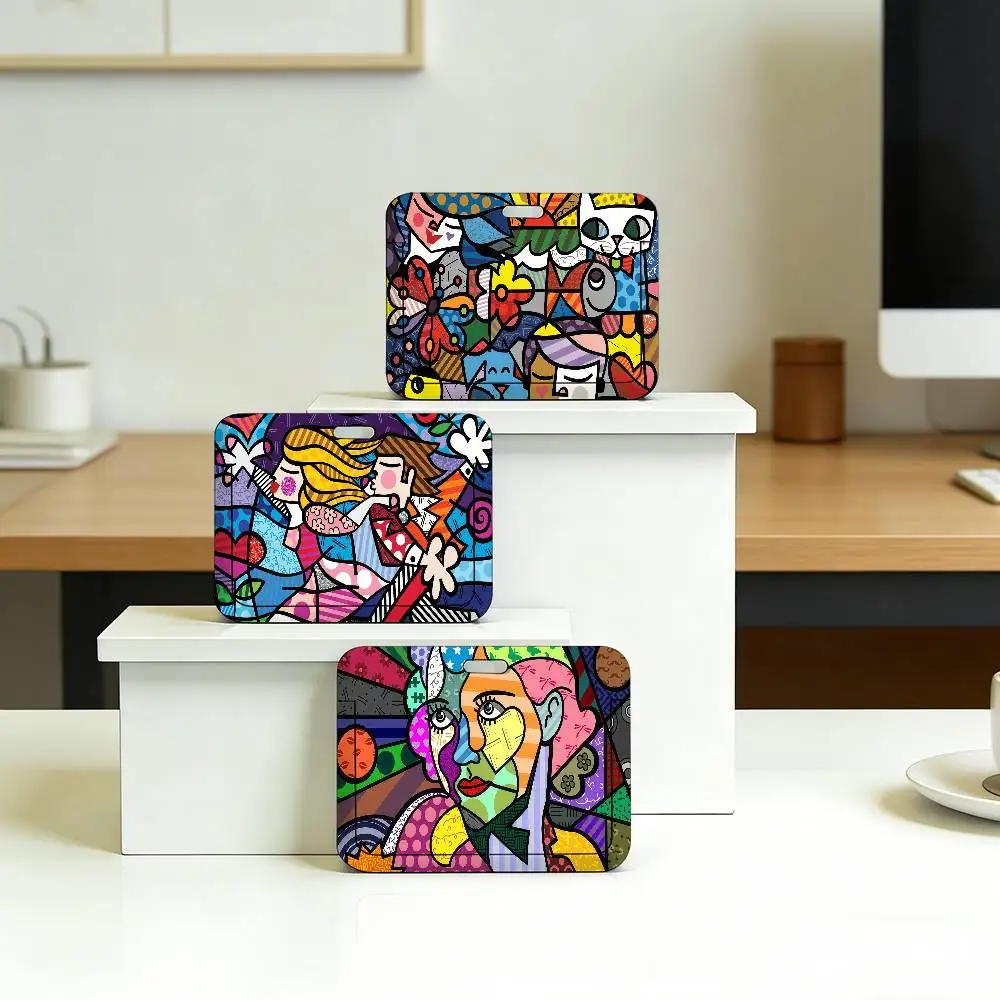 

Чехол-держатель для карт R-Romero B-Britto-O, обложка для студенческого проездного, держатель для ID-карты с ремешком