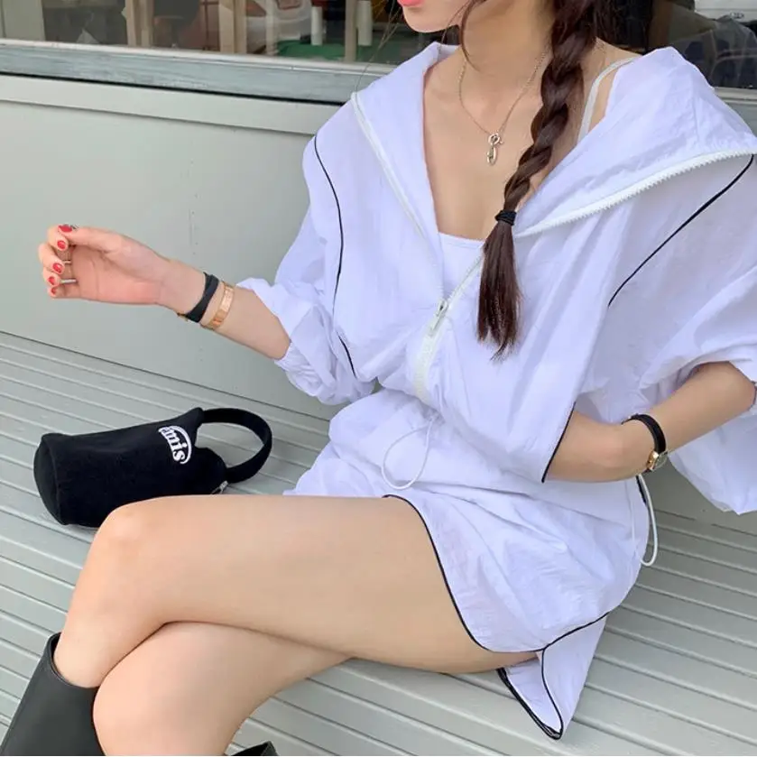 

2026 New Chic Casual Style Fashionable INS Hat Short Length Sun Protection Clothing Shorts Set Two Pieces Set High Waist Shorts