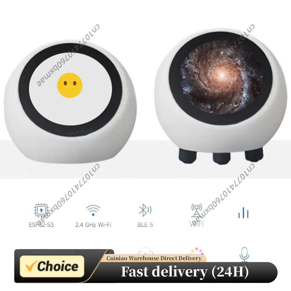 

AI Voice Chat Robot Multi-Function ESP32-S3 Development Board LCD Display Mini Robot Tabletop Ornaments 1.28in for Home Decor