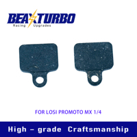 BeaxTurbo  Racing Upgrades parts Composite Resin brake pads for losi promoto mx 1/4 los262009 2pcs