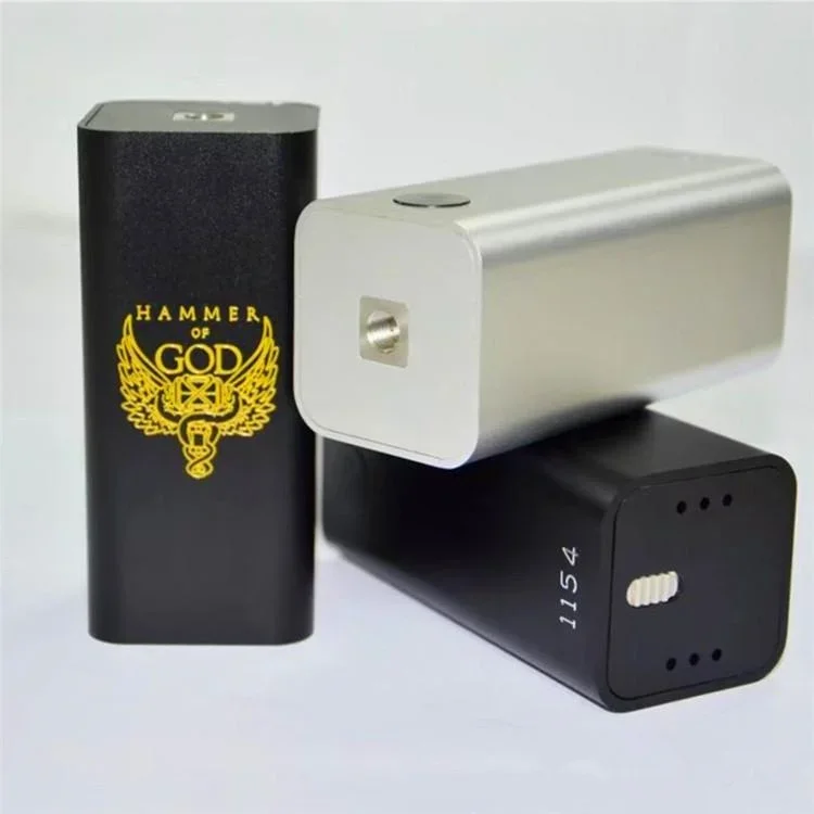 Hammer of God V3 Box Mod Electronic Cigarette Mechanical Mod 18650 Battery for 510 Mech RDA RTA RDTA Atomizer Vape Vaporizer Kit