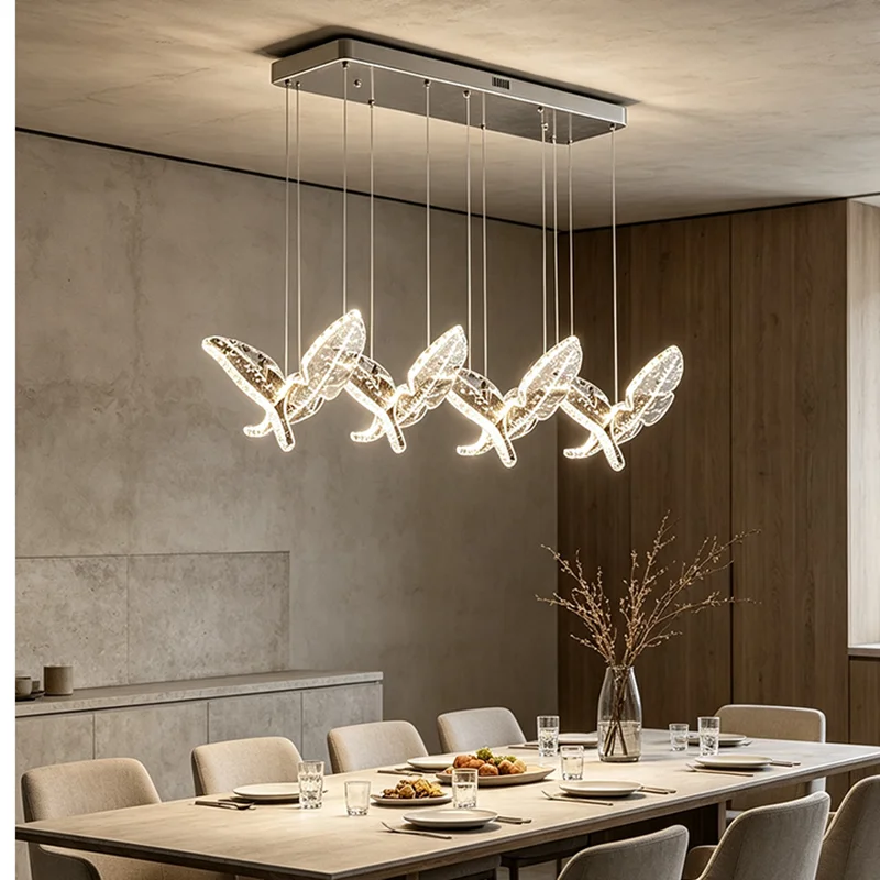 Luxury Crystal Pendant Light for Living Room Dining Room - Home Decoration Chandelier Ceiling Lamp Indoor Lighting