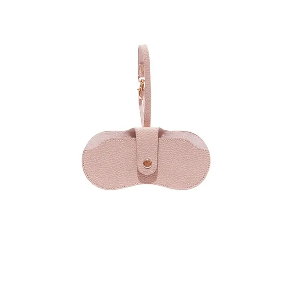 

Sunglasses Pouch PU Leather Glasses Bag Eyewear Protector Case with Hanging Buckle Glasses Storage Bag Glasses Clip Pendant