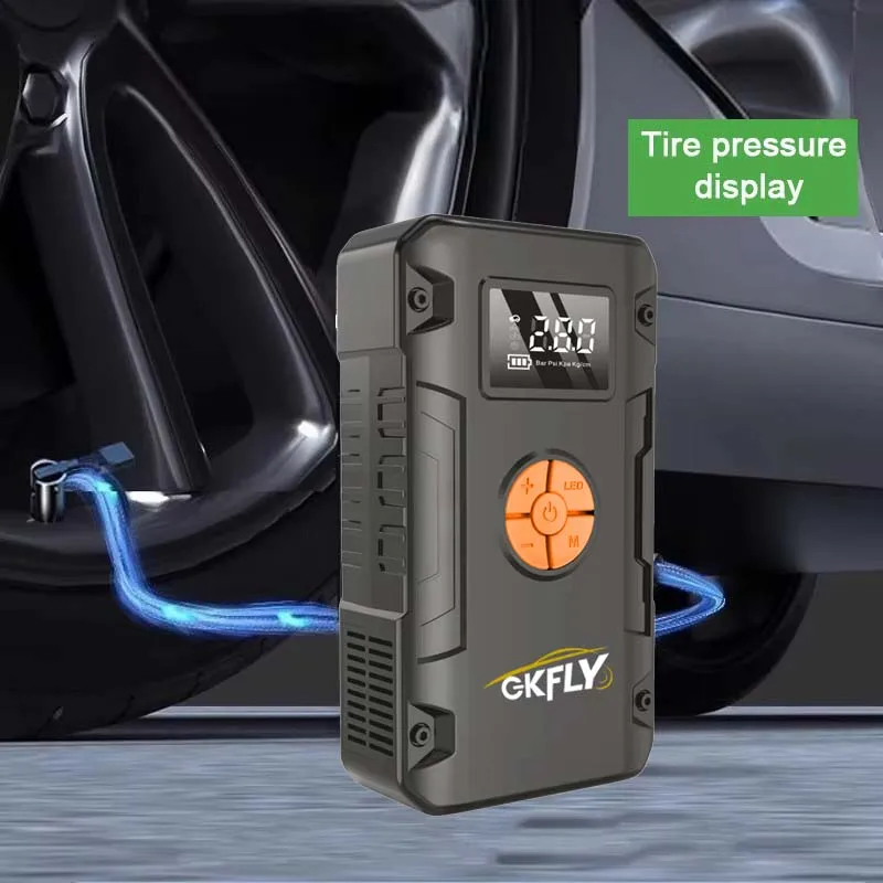 Neue 2000A 26800 mAh Auto Starthilfe 4 In 1 Pumpe Luft Kompressor Start Gerät Power Bank Digital Reifen Inflator 150PSI