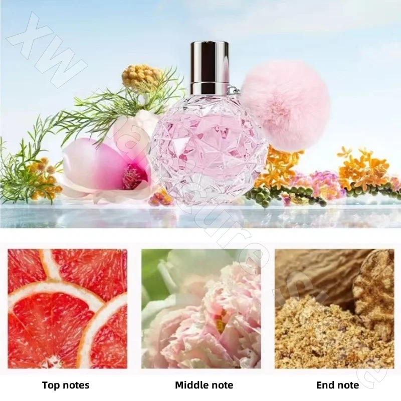 Ice Elf Women's Perfume Long-lasting Light Fragrance Fresh and Natural 50ml Macaron Perfume Romantic, Sweet and Exquisite