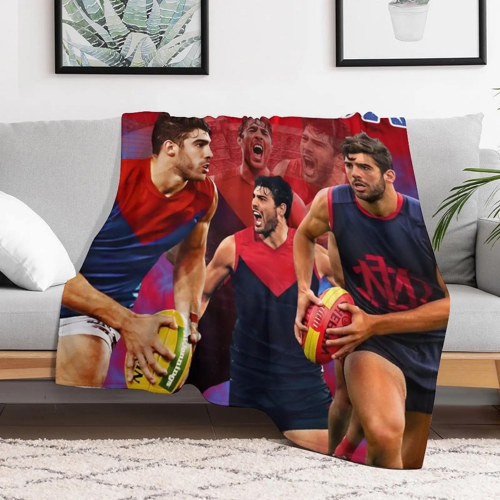 Christian Petracca Melbourne Football Club AFL Throw Blanket Tourist Sleeping Bag Blankets