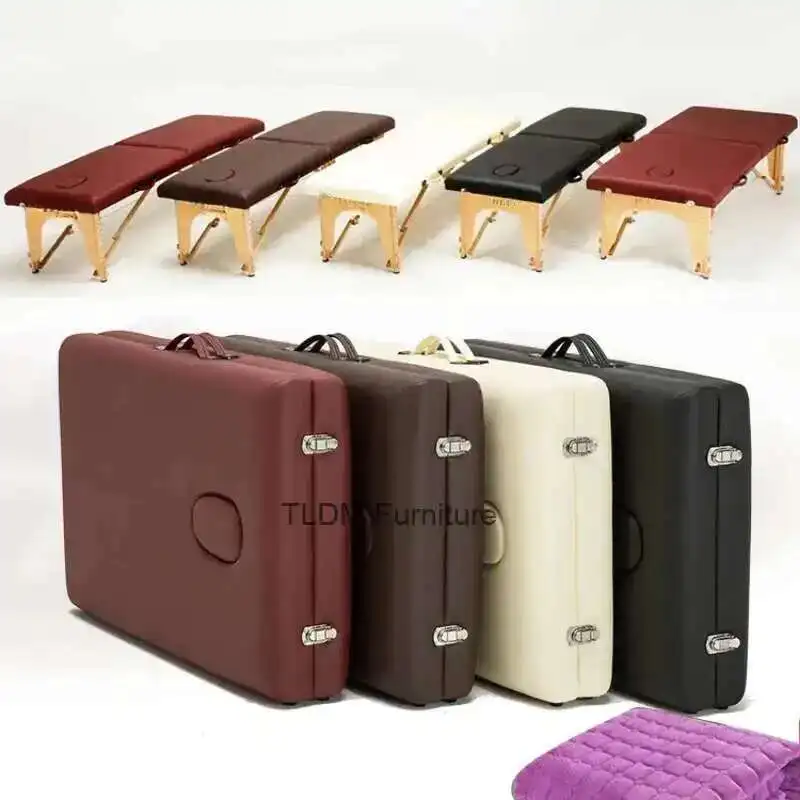 

Pilates Bed Portable Massage Table Folding Chair Equipment Beauty Tattoo Lit Pliant Beds Physiotherapy Professional Salon Thai