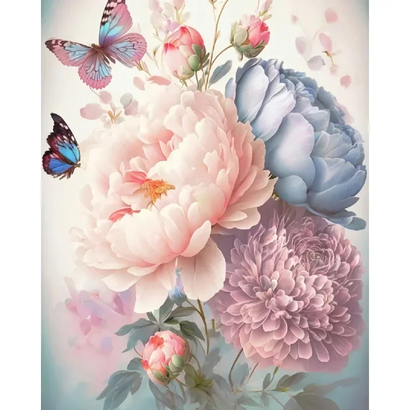 

4016210Digital oil painting living room decorative painting sofa background wall hanging painting