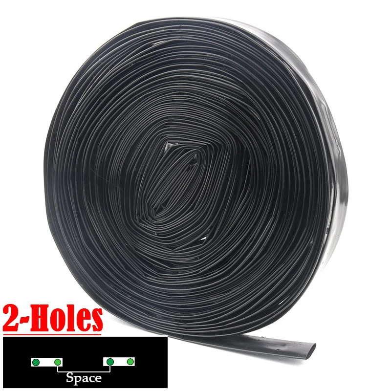 

10 ~ 100 м Φ16 мм, 2 отверстия, патч, капельная лента, теплица, микроуригация, просачивание, труба, сельское хозяйство, фруктовое дерево, экономия воды, капельный шланг