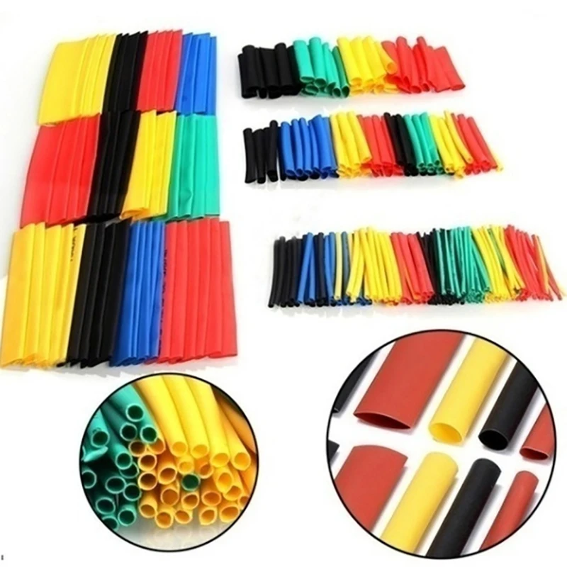 ! Heat Shrink Tube Thermoresistant Tubing Heat Shrink Wire Wrapping Electrical Connection Cable Insulation Sleeved Protecter
