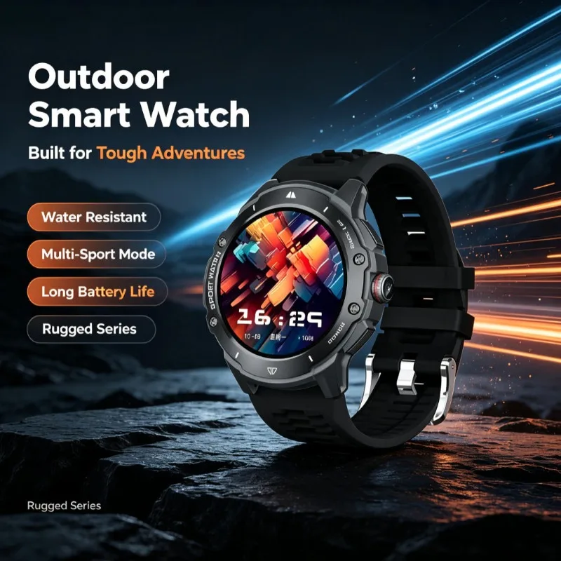 4G All Network Compatible Smart Sport Watch with SIM Card, Curved Eye-Care HD Big Display, Ample Storage, Video Calling Function