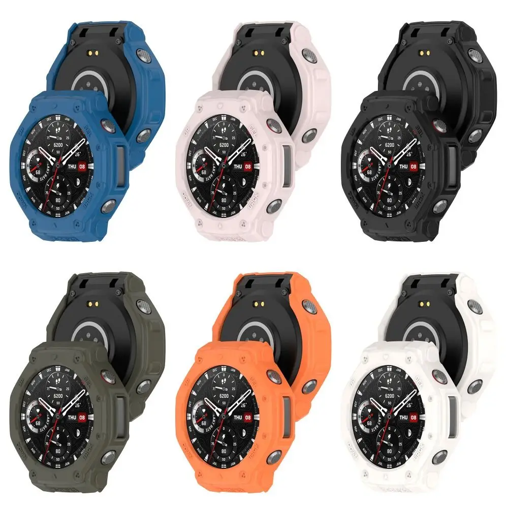 

Мягкий защитный чехол из ТПУ, рамка-бампер, аксессуары для защиты экрана умных часов для Amazfit T-Rex 3