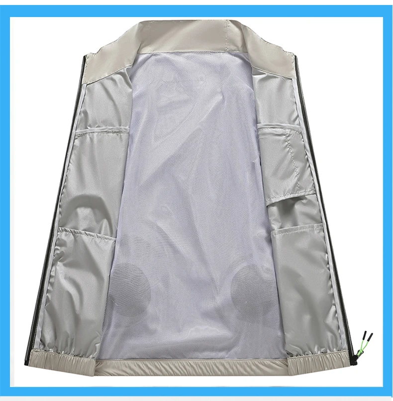 Sommer-Kühlwesten: Klimatisierte Anzüge für Damen und Herren, Aufladbare Kühlwesten, Outdoor-Sonnenschutz – Detail 8
