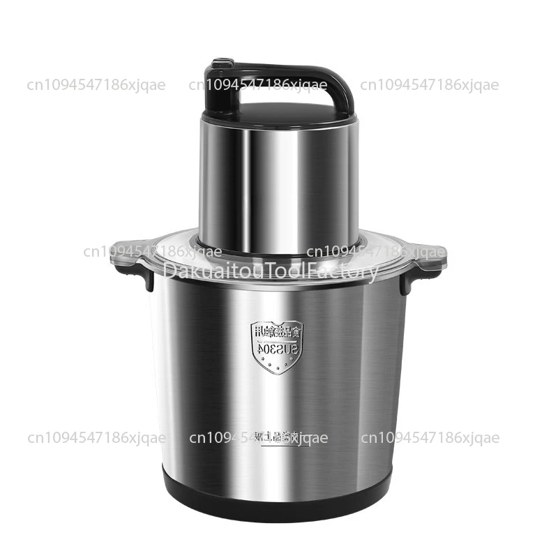

Meat Grinder with Large Capacity for Home Use High Power Commercial Multi-functional Vegetable and Meat Mincer, Chili Chopper 6L