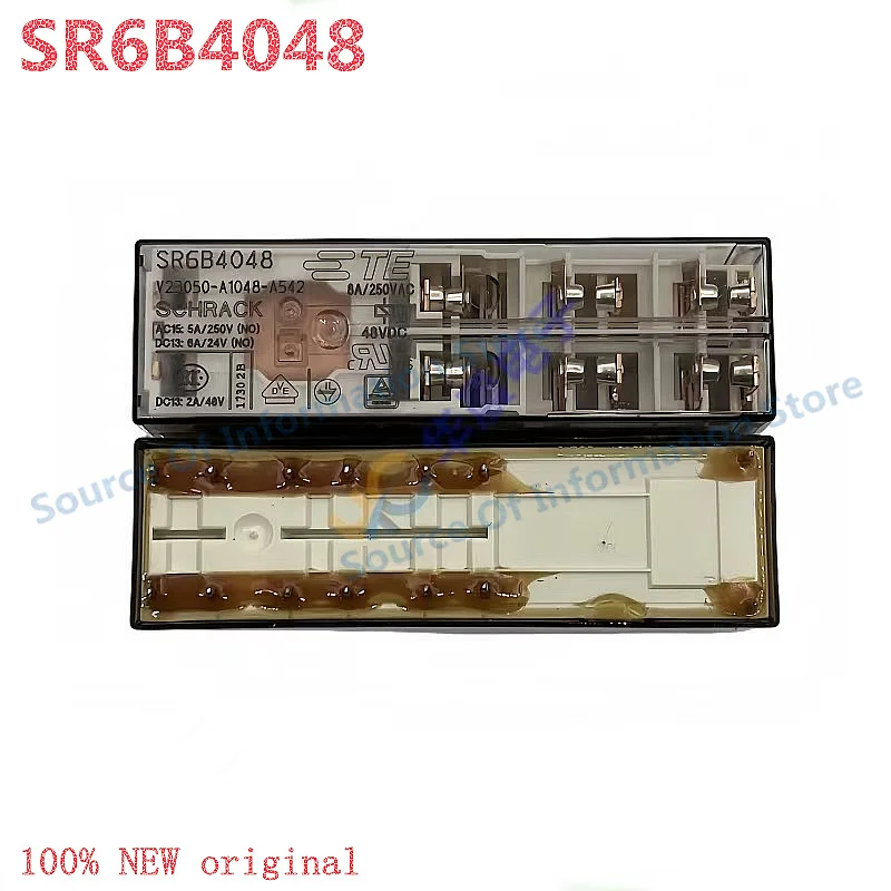 

Safety Relay SR6B4048 48VDC 8A 250VAC 14Pin V23050-A1048-A542 for Electrical Safety Systems