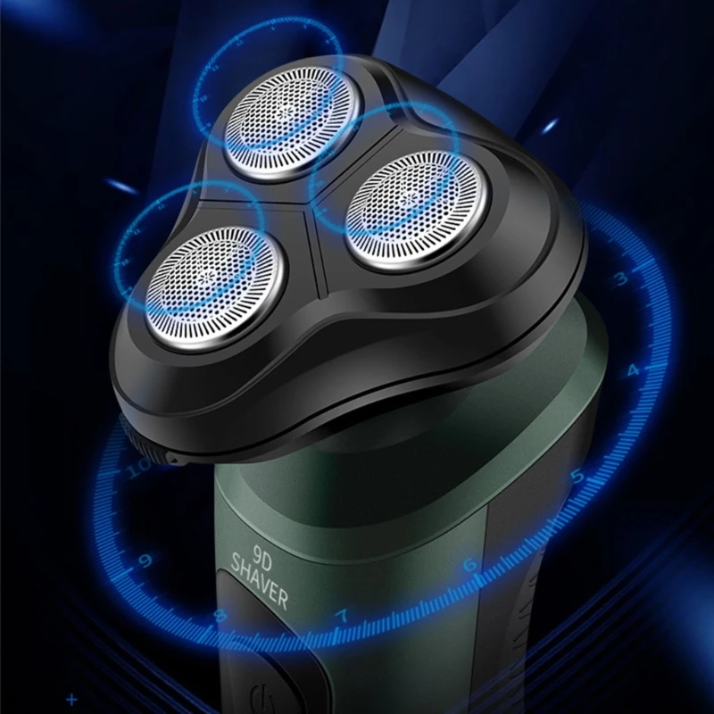 กรูมมิ่งผู้ชายเครื่องโกนหนวดไฟฟ้าแบบชาร์จไฟได้เครื่องโกนเคราแบบเปียกแห้ง
