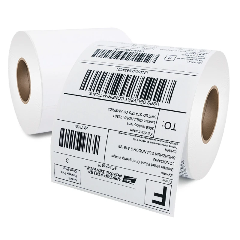 Rollo de papel térmico para billetes, 20 piezas, 58mm, 57x30mm, para impresora térmica portátil