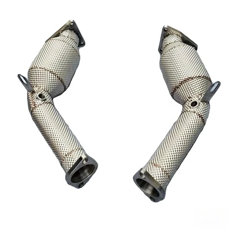 High quality Exhaust Downpipe with catalyst For Infiniti G37  increase momentum and sound Exhaust Pipe Stainless Steel Downpipe