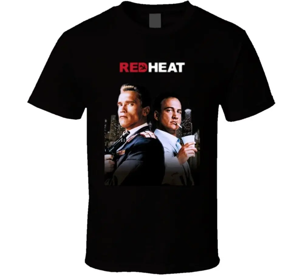 Red Heat Schwarzenegger 80's Action Movie T Shirt