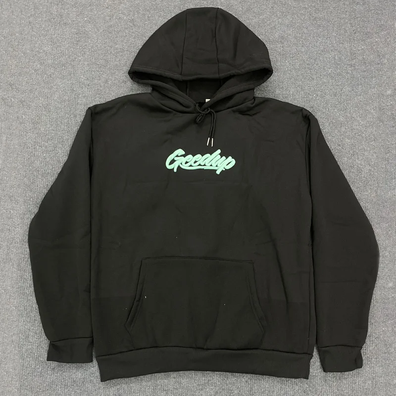 Américain Vintage classique à capuche haute rue tendance rue dames Harajuku Hip Hop chemise gothique lettre impression décontracté Joker manteau