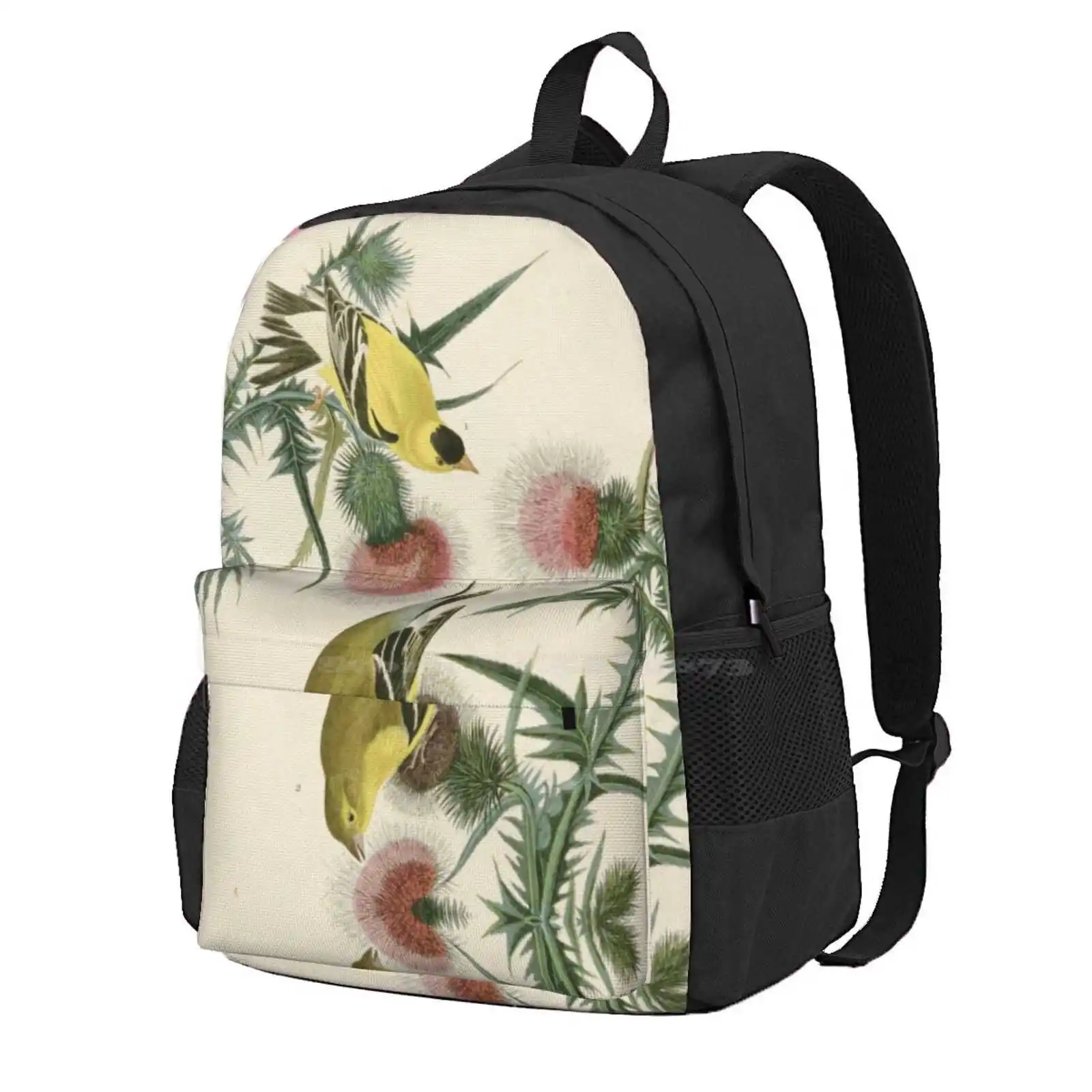 American Goldfinch - John James Audubon'S Birds Of America Print Hot Sale Schoolbag Backpack Fashion Bags John Audubon Birds Of