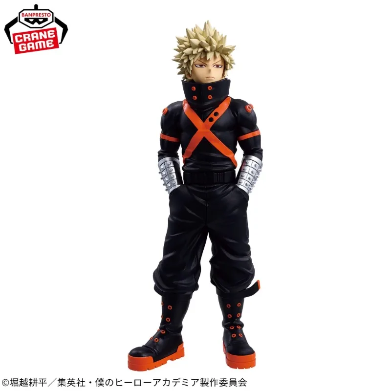BANDAI BANPRESTO в наличии My Hero Academia Bakugou Katsuki оригинальная фигурка украшения Funko Pop праздничные подарки