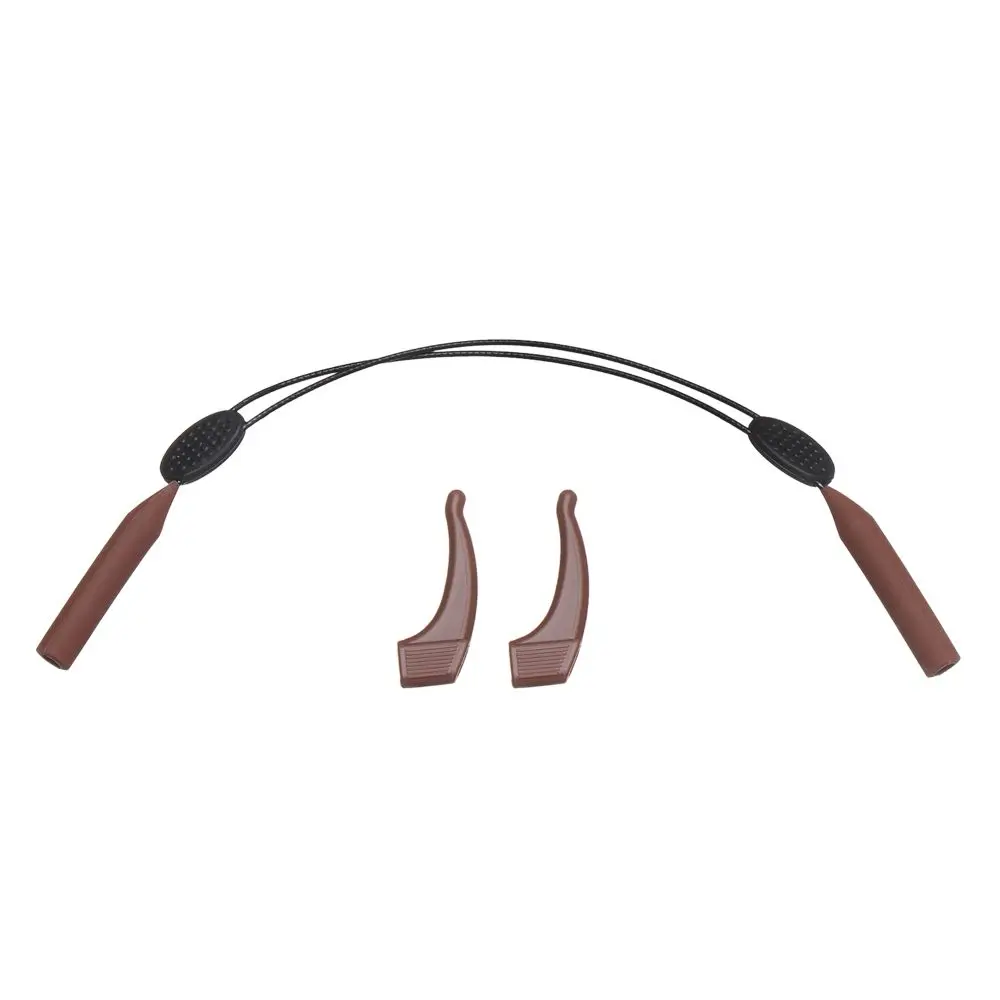 

Silicone Neck Cord String Holder Adjustable Eyewear Rope Glasses Strap Anti-Slip Ear Hook Scalable Eyeglass Lanyard