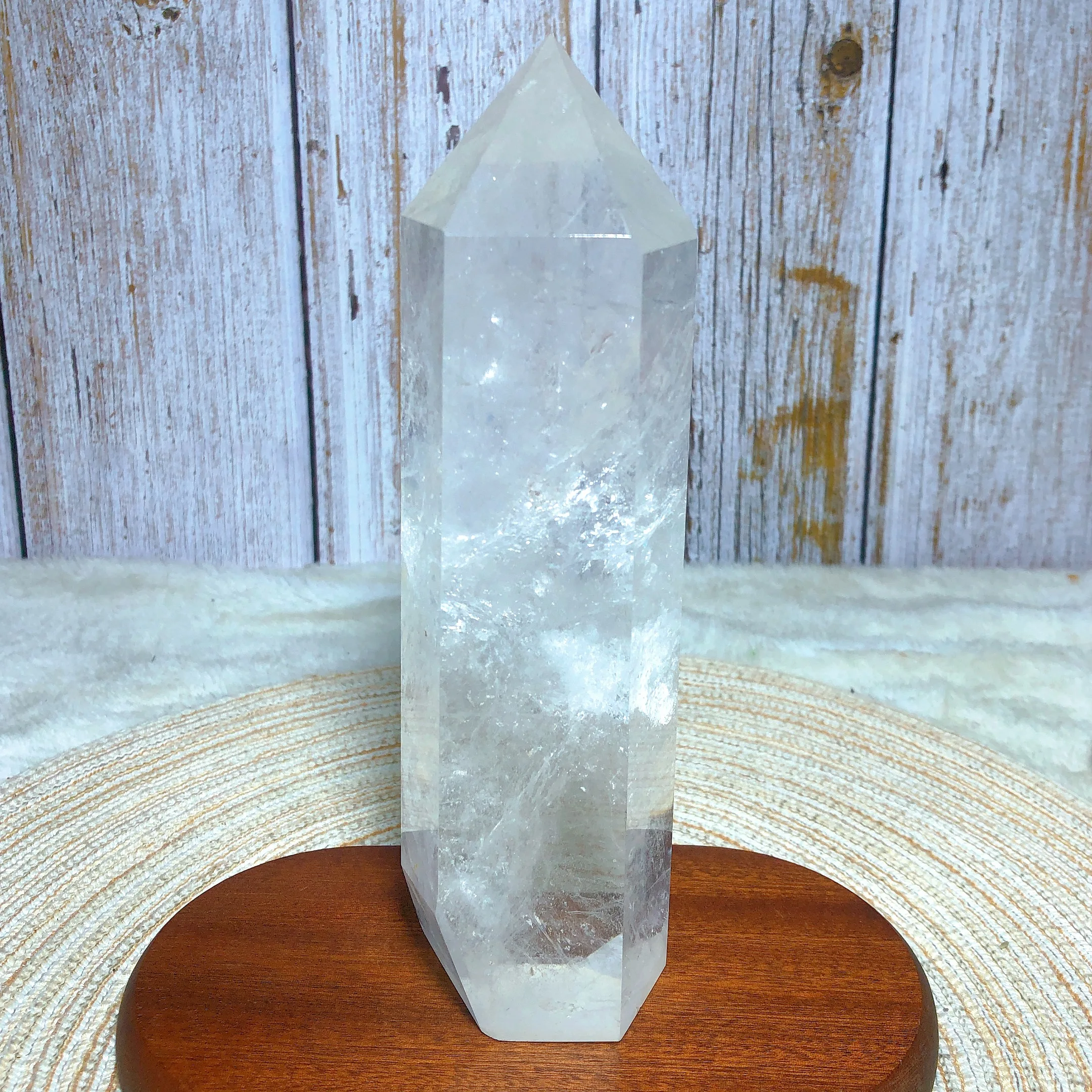 Natural Crystals Clear Quartz Rainbow Tower Mediation Painting Room Decor Home Decorations Gift