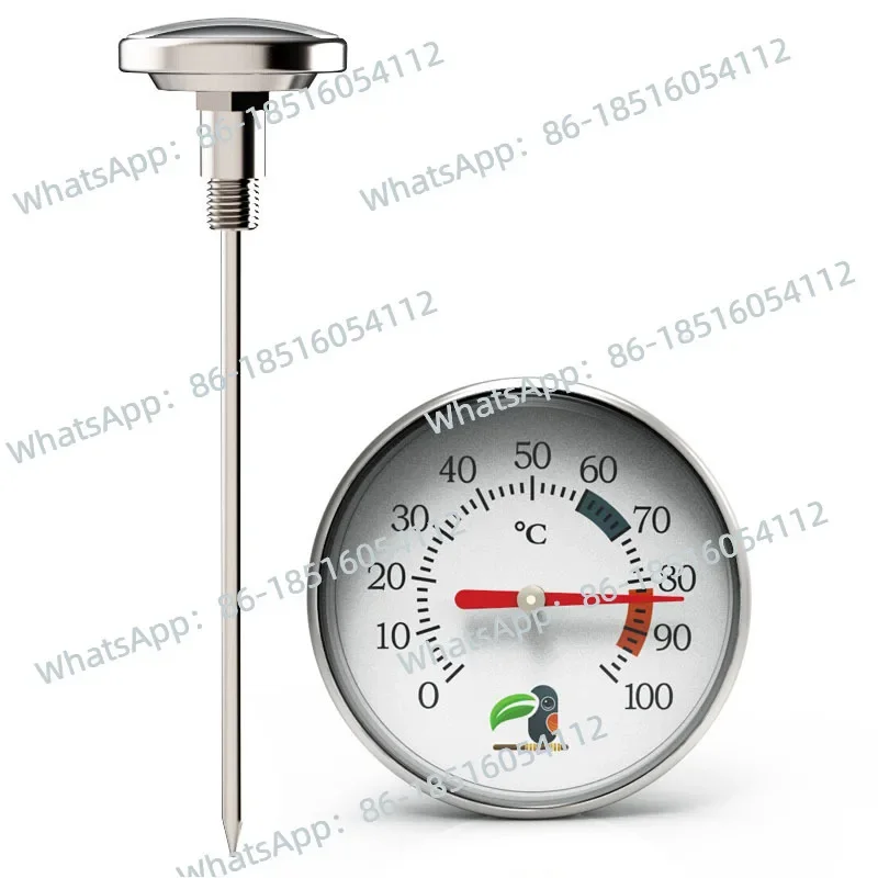 Coffee thermometer Coffee pot accessories Latte tank Clip probe stainless steel food thermometer
