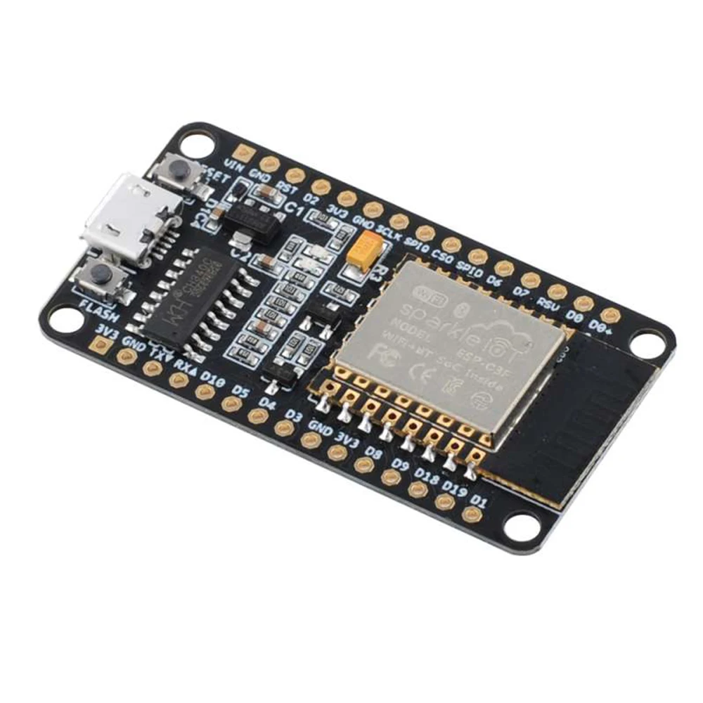 Placa de desenvolvimento WiFi Blue-Tooth, NiceMCU-C3F, V1.0, ESP32-C3, 32 bits, RISC-V, processador de núcleo único, 4MB Flash para projeto Smart IOT